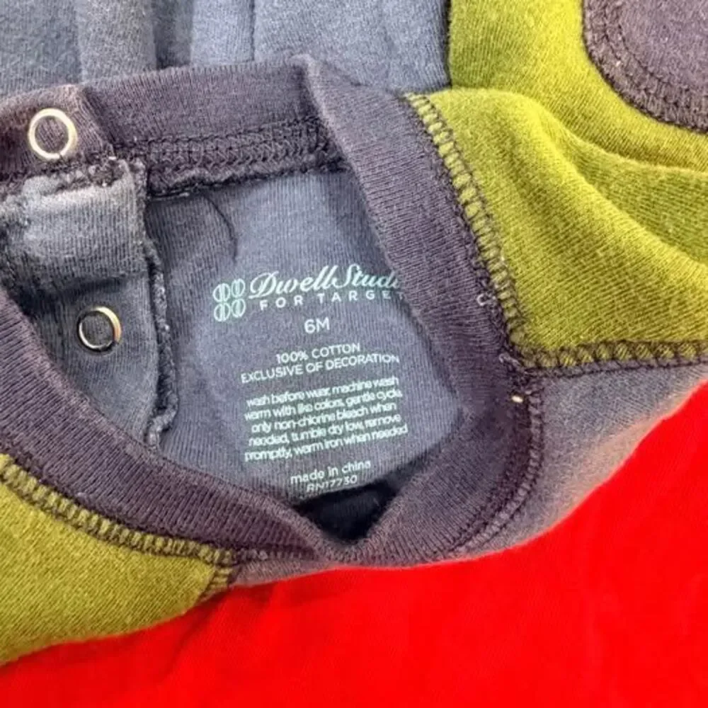Baby Onesies Bundle, 6M + 9M, Carhartt + DwellStudio, GUC,